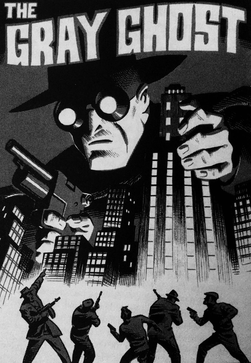 TheBatHome's tweet photo. The Gray Ghost by Bruce Timm. One of the coolest fictional heroes ever created for Batman: The Animated Series. https://t.co/7ALxVKFs8O