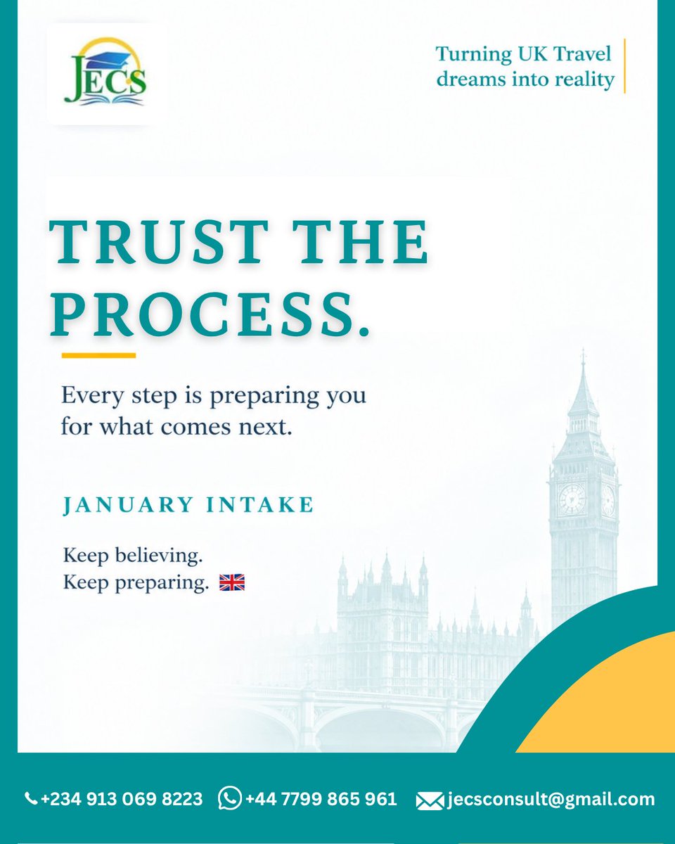 jimmypasltd's tweet photo. Trust the process. π¬π§
Keep believing, keep preparing, and keep moving forward, one step at a time.
Happy Sunday from JIMMYPAS. π
#jimmypas #sundayinspiration #ukstudy #januaryintake #studyintheuk https://t.co/MOLoDu6Iiy