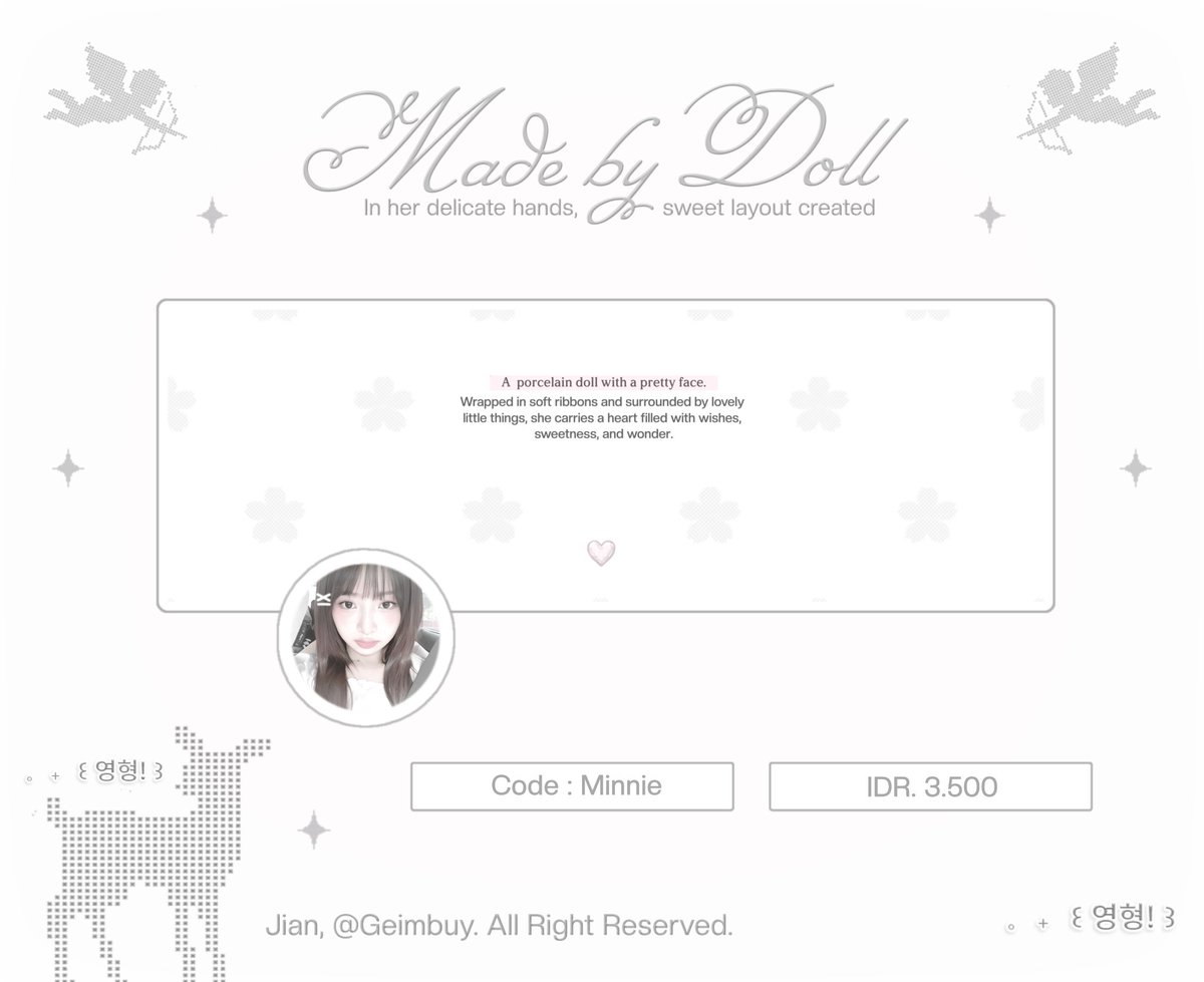 Geimbuy's tweet photo. ㅤㅤ
help  repost,  thankyou  so  much!

hello,   aku  open   titipan   untuk  3
katalog  mungil ku,  ada  Tiny-Doe,
Minnie  &amp;  Dollish.  untuk  TnC  dan  
Catalog  bisa  cek  di reply,  yaa,  ❤︎

————   #bealanja  #zonauang
ㅤㅤ https://t.co/tXkhxuiGZ3