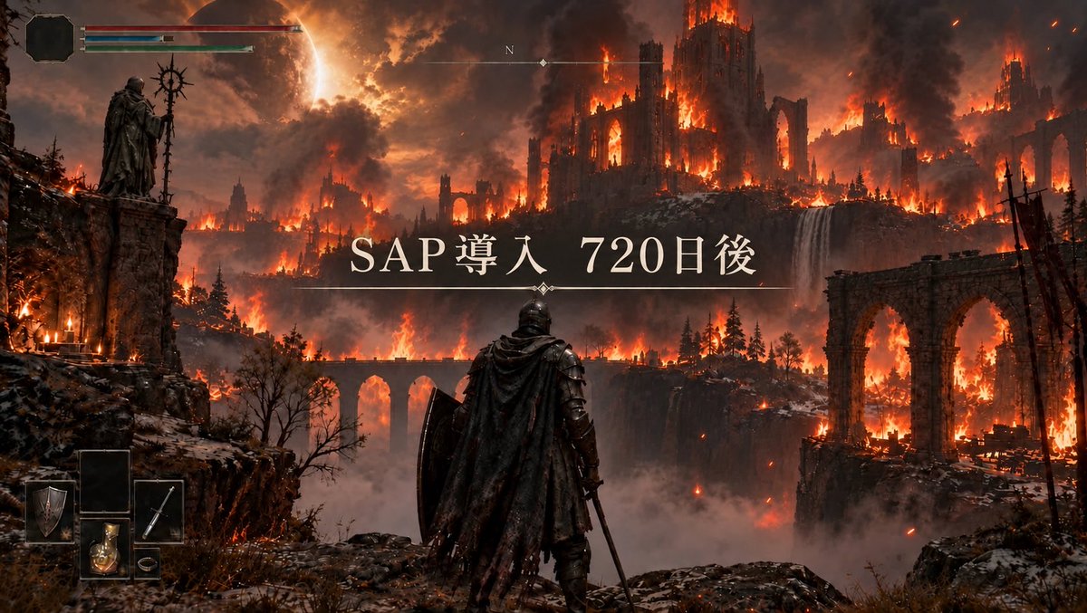 Duetousandyou's tweet photo. ﾄﾞｩｰﾝ…

“SAP導入720日後” https://t.co/ewms9lsJVq