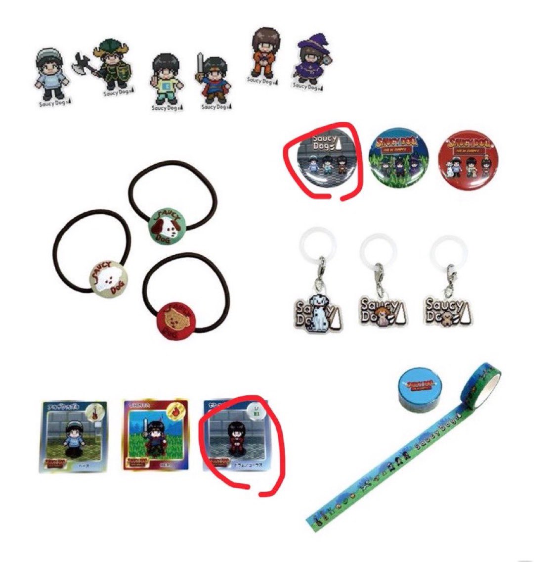 tiru_angel's tweet photo. SaucyDog サウシー NEW GAME アリーナツアー ガチャ 交換 

譲 缶バッジ レンチキュラーカード
求 ヘアゴム(どれでも)

郵送で探しています🙇🏻‍♀️ https://t.co/1oG0Tz5PMh