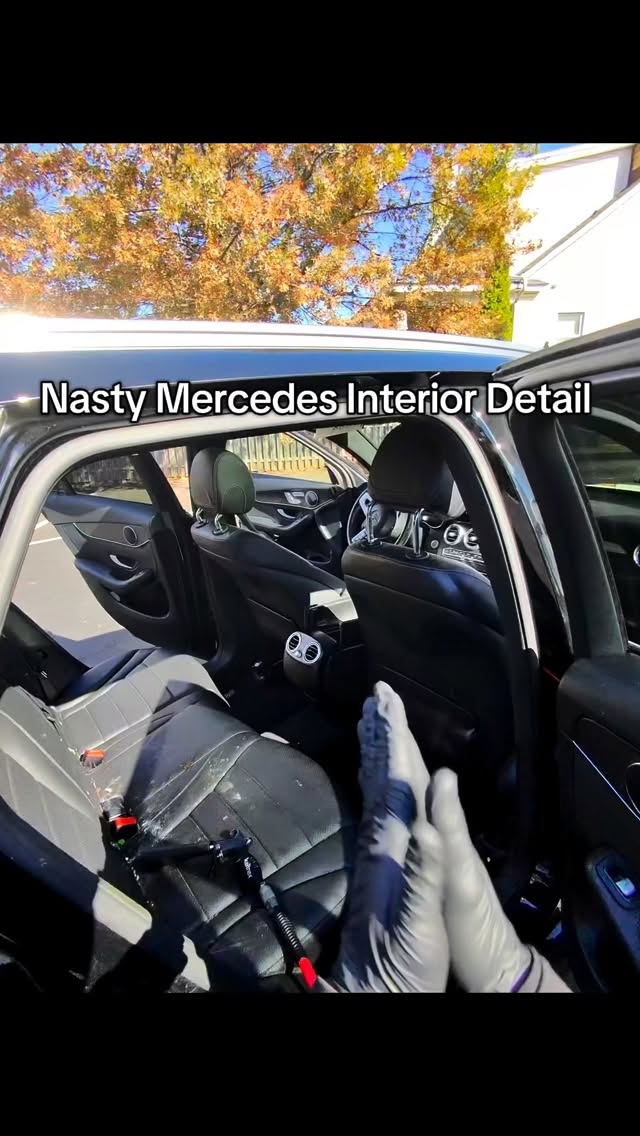 redheadpaulson's tweet photo. This Mercedes needed serious work. After over 3 hours on the interior, we got it looking its best. Need professional detailing? Call or text 862-260-4178 for a free quote. Appointment only, Monday–Saturday, 8 AM–7 PM. https://t.co/ay09ZfD9vg