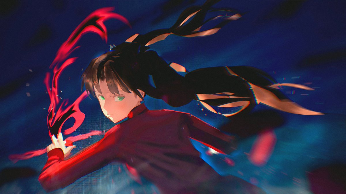 Hajo_illust's tweet photo. tohsaka rin https://t.co/exqaslssJX