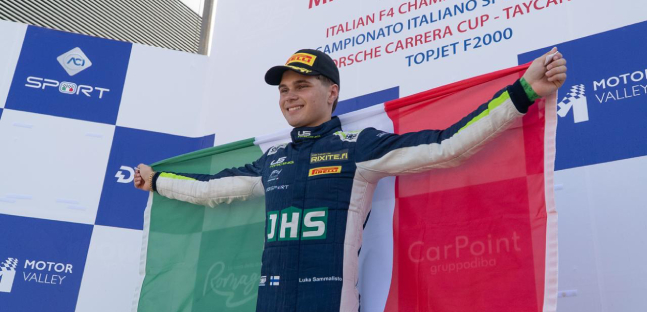 Italiaracing's tweet photo. Misano, gara 3 A/C: #Sammalisto si laurea campione, a #Costoya il "successo di tappa" - #F4Italia

https://t.co/I1YeCowgiE https://t.co/ubX57h3ir7