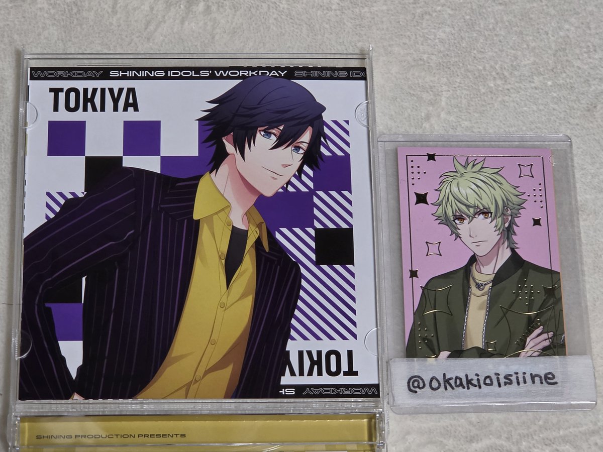 okakioisiine's tweet photo. ●交換
うたプリ　ドラマCD　 SHINING IDOLS' WORKDAY　特典
【譲】トキヤ
【求】翔

郵送での交換希望です。お気軽にお声がけください。なお、発送は9月29日以降となります。あらかじめご了承ください。 https://t.co/yGyAk6GdlU