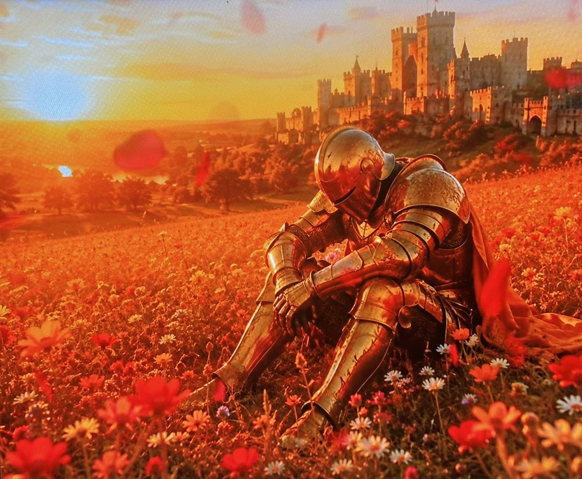 NXIONM's tweet photo. You can rest now, brave knight. No more wars, no more sacrifices. You did more than you ever had to. https://t.co/wthB2OsKAj