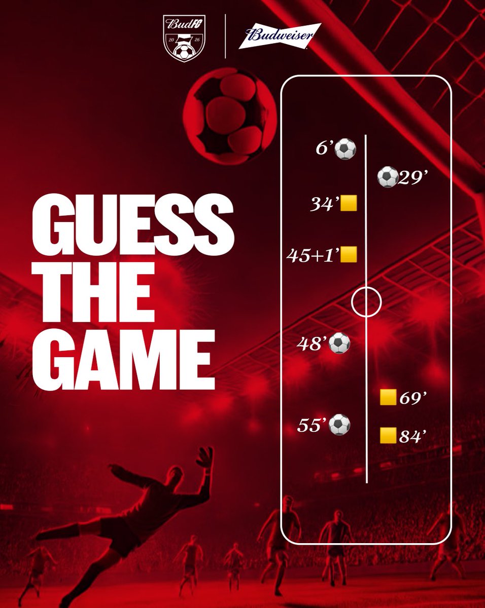 BudweiserNG's tweet photo. Weโve picked three GW1 games from across Europe. Can you guess them all?
EASY โ ๐ด๓ ง๓ ข๓ ฅ๓ ฎ๓ ง๓ ฟ
MEDIUM โ ๐ช๐ธ
HARD โ ๐ฎ๐น
๐ Exciting prizes are up for grabs for the winners.
#BudFC https://t.co/tX6vDMeGuN