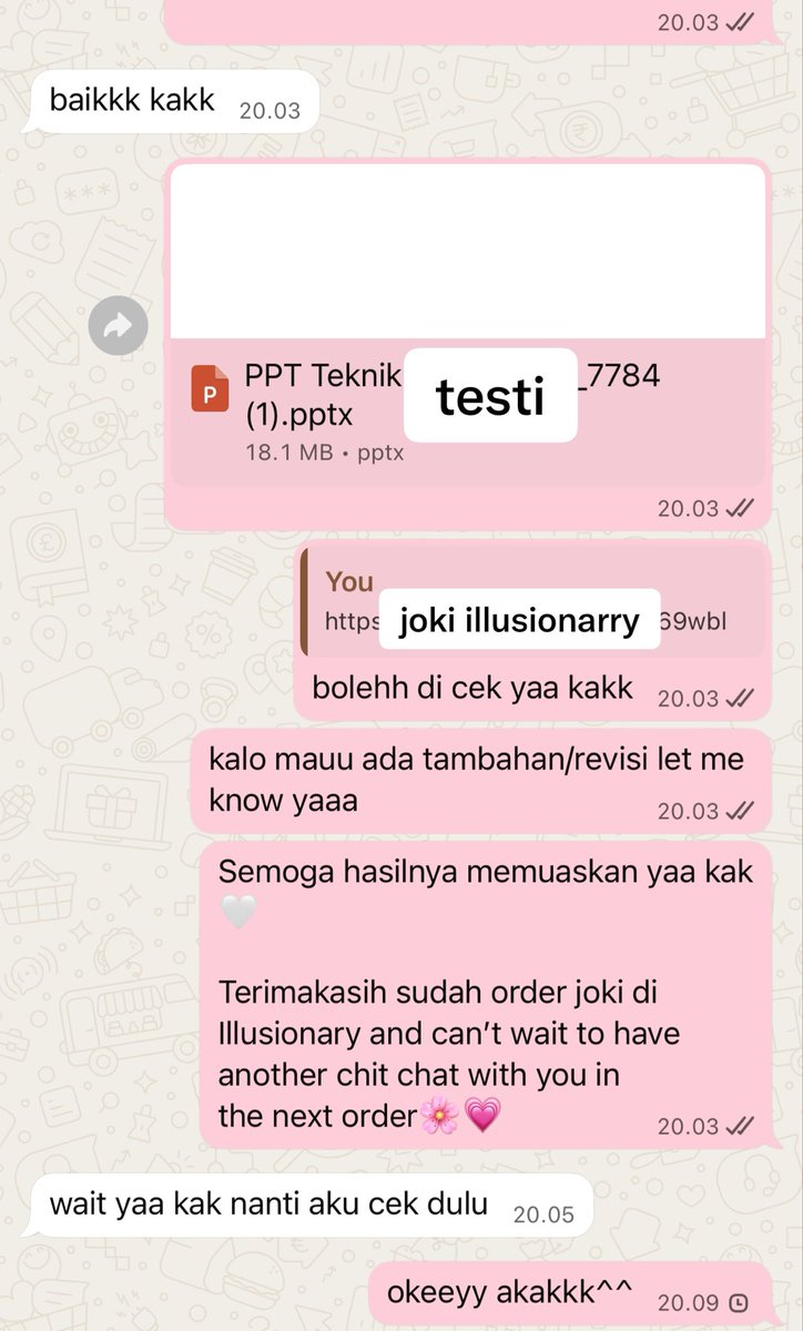 chatoln's tweet photo. testi joki ppt https://t.co/pLNI2U7969