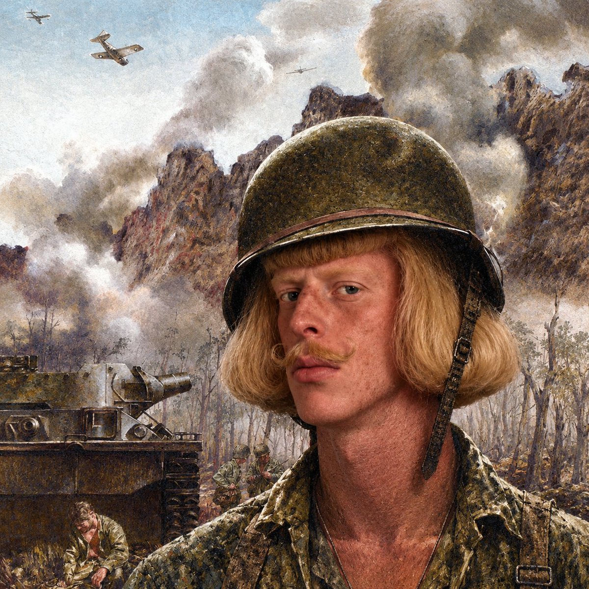 jeaninwar's tweet photo. Meet $JEANINWAR: a serious-looking man in war iconic meme

COMING SOON. https://t.co/ef1M44082S
