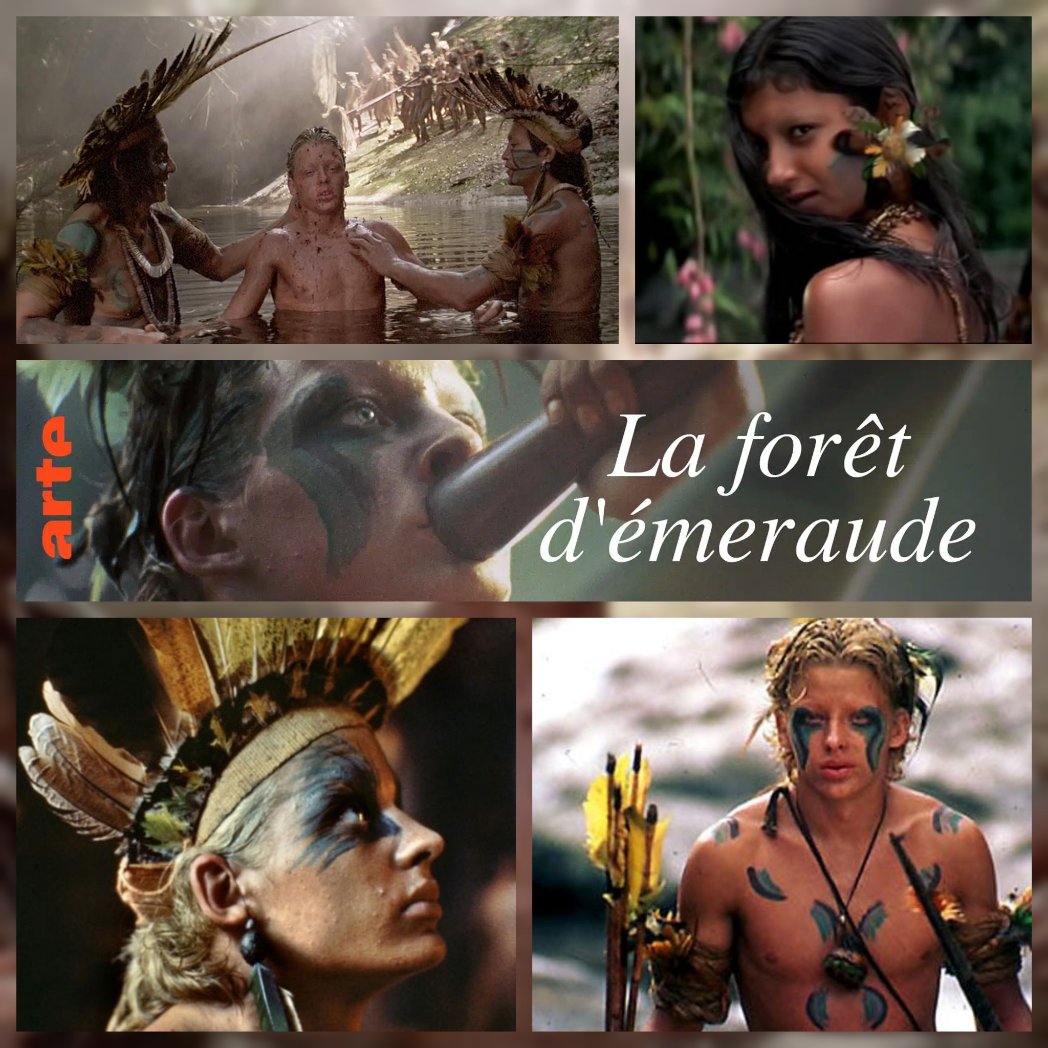 TylskiA's tweet photo. "Ce que j'ai essayé d'exprimer à propos de la vie tribale dans 'La Forêt d'émeraude', c'est qu'il n'y a pas de distinction entre le monde matériel et le monde spirituel, entre la réalité et les rêves. Tout est lié" #Boorman https://t.co/79jsCfj7sY