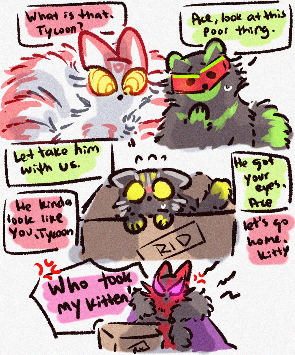 Nanakoblaze's tweet photo. new parents 🐱 https://t.co/WHsKM08b0I