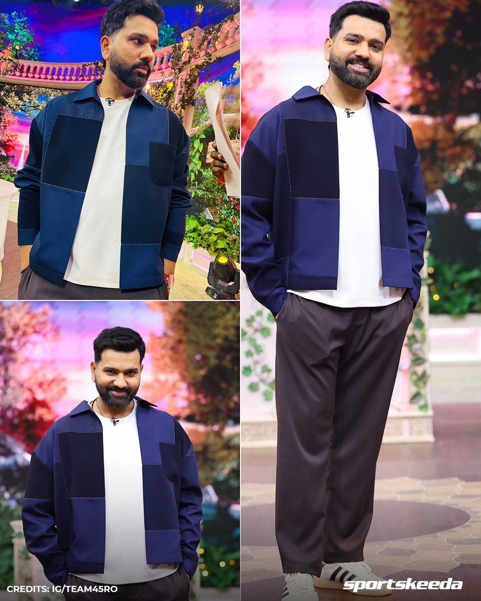 Sportskeeda's tweet photo. Pure Sunday vibes with the Hitman! 🔥😍 

Rohit Sharma keeping it cool and unwinding in style. 🏏😎

#Cricket #RohitSharma #Sportskeeda https://t.co/U78J1zuzZU