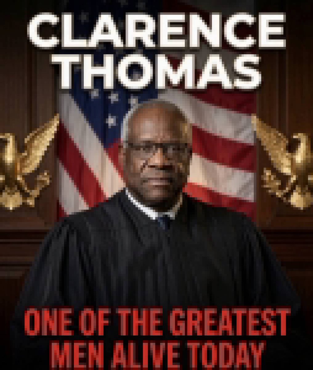 StephehMilce's tweet photo. Clarence Thomas is the BEST Supreme Court Justice America has EVER had https://t.co/LX2T8zTvWa