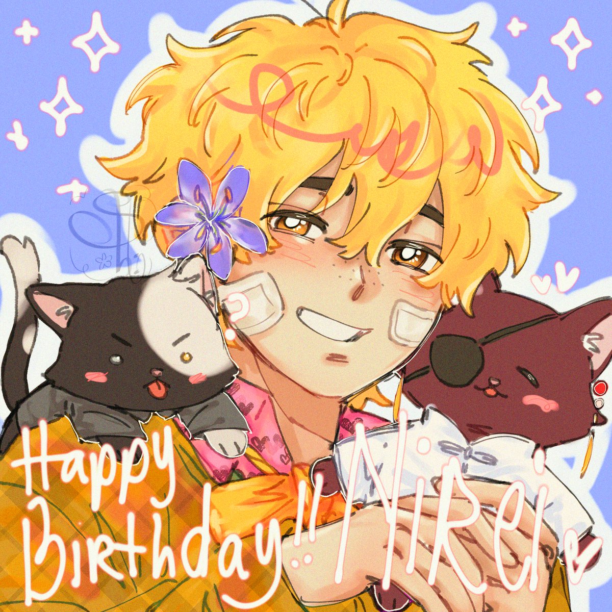 strange_blossom's tweet photo. HAPPY B'DAY TO OUR BOI NIREI!!!!!! 

#楡井秋彦生誕祭2026 https://t.co/vkquiboHux