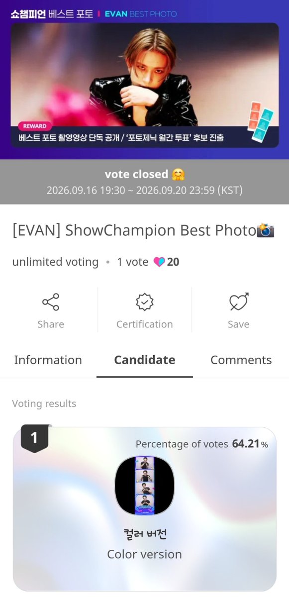 HeeseungUSA's tweet photo. 👏🏻👏🏻Congratulations EVAN @h_evva_n & Evers!! We did really well with all 3 of today's D-DAY polls‼️🎊🔥👏🏻👏🏻

✨️1st Pl – IDOL CHAMP: Show Champion EP.612 Best Ending Fairy [D-DAY]
🎁Chart Bonus & Qualify for Ending Fairy Month Vote

✨️1st Pl – MNET PLUS: September Comeback Artist Vote [D-DAY]

✨️2nd Pl – K-pop Starpic: October Birthday Vote [D-DAY]
🎁Donate in Heeseung's name by Starpic 

✨️Bonus – SHOW CHAMPION Best Photo: Color version WON 

#EVAN #에반 
#HEESEUNG #희승 #李羲承 #ヒスン