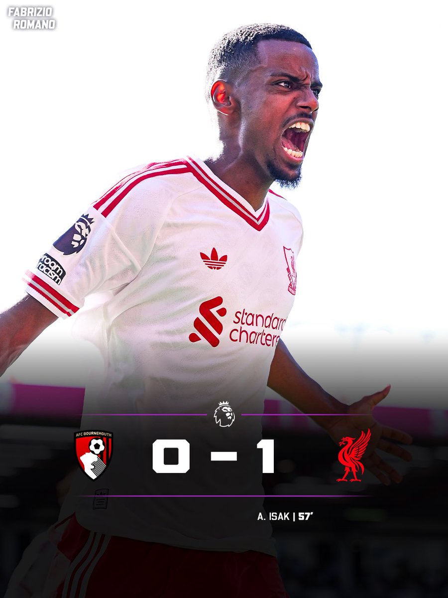 FabrizioRomano's tweet photo. 🔴 Alexander Isak wins it for Liverpool!

Who’s been your Man of the Match? https://t.co/j8yMg8IRFG