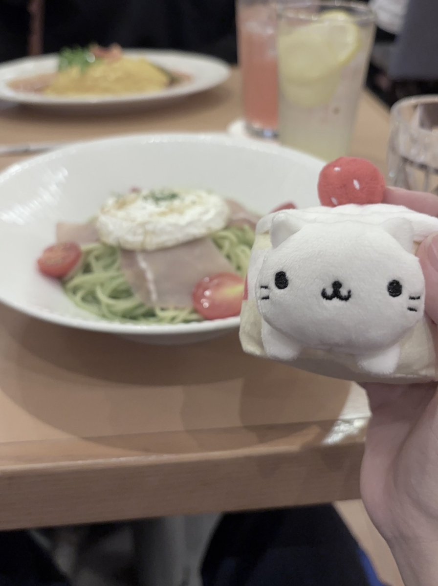 3kisetu's tweet photo. 大切な人とご飯に行ってきたよ、ショートにゃんこも買ってもらいました。 https://t.co/3DV3KqBiLJ