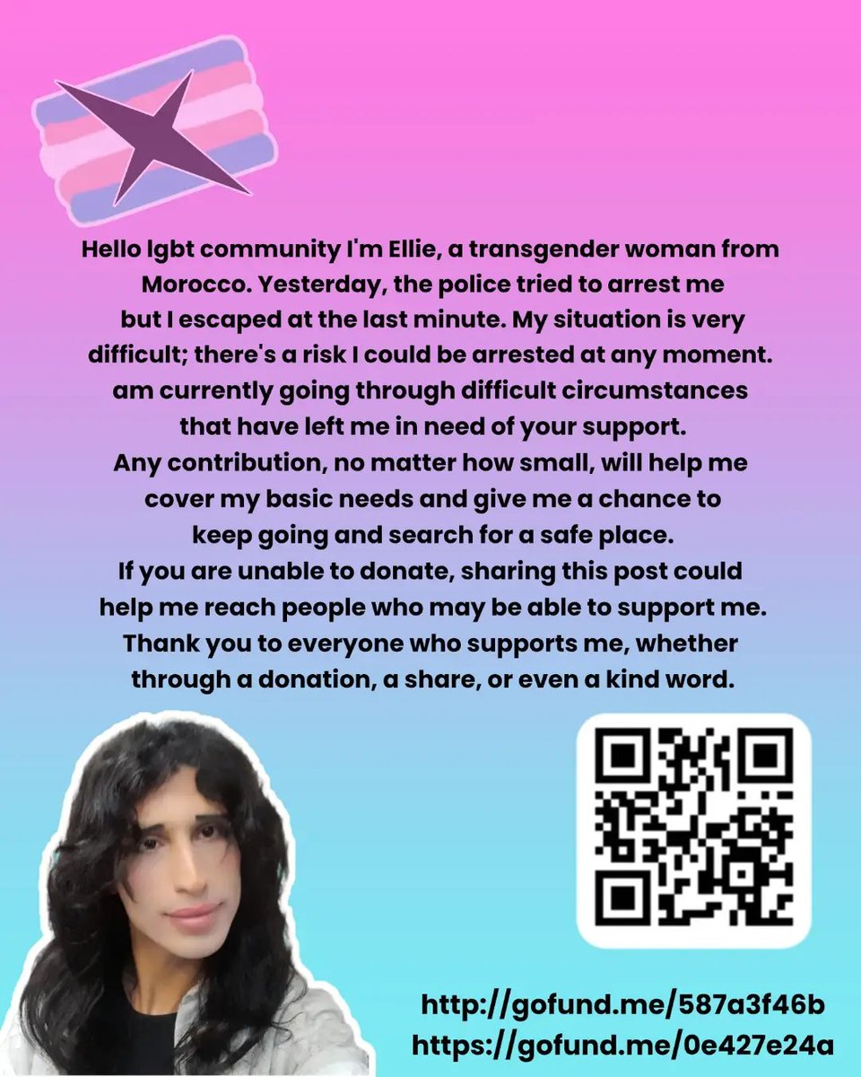 inof_trans's tweet photo. Help elie trans woman from danger
. 
https://t.co/0tCpkU7Vb4 https://t.co/EVlDGASGNO