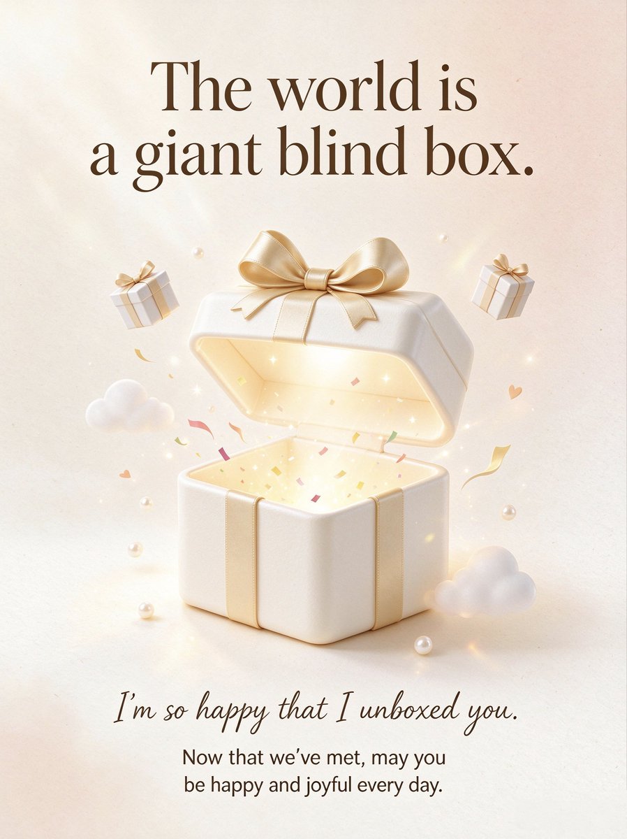 zhoufeihu3753's tweet photo. The world is a giant blind box. I’m so happy that I unboxed you. Now that we’ve met, may you be happy and joyful every day.#follow https://t.co/pnArNcGauY