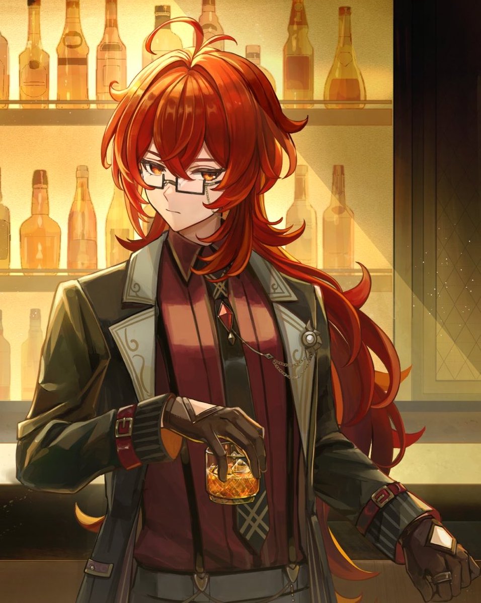bestboydiluc's tweet photo. me when glasses diluc https://t.co/gR7wBDooqh