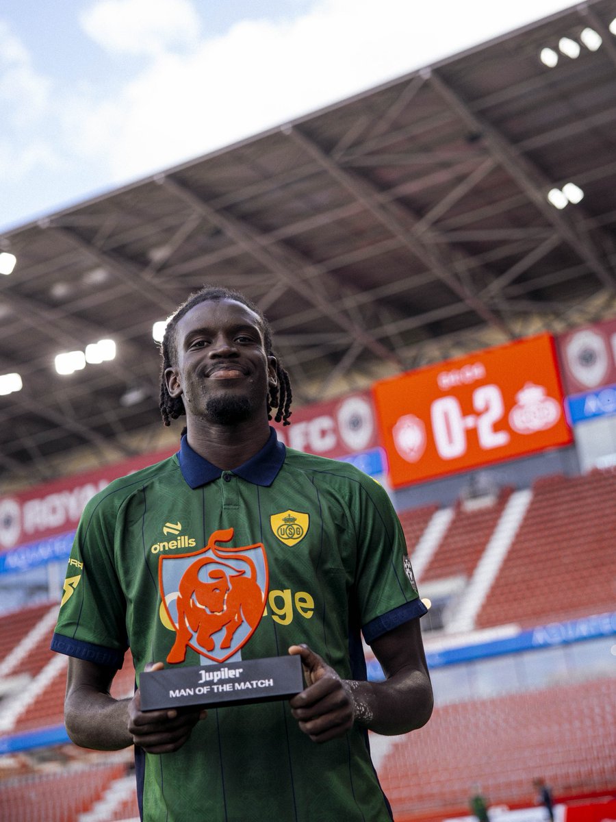 UnionStGilloise's tweet photo. Boss performance from Massiré Sylla. ✌️ https://t.co/uvOQn4sxbo