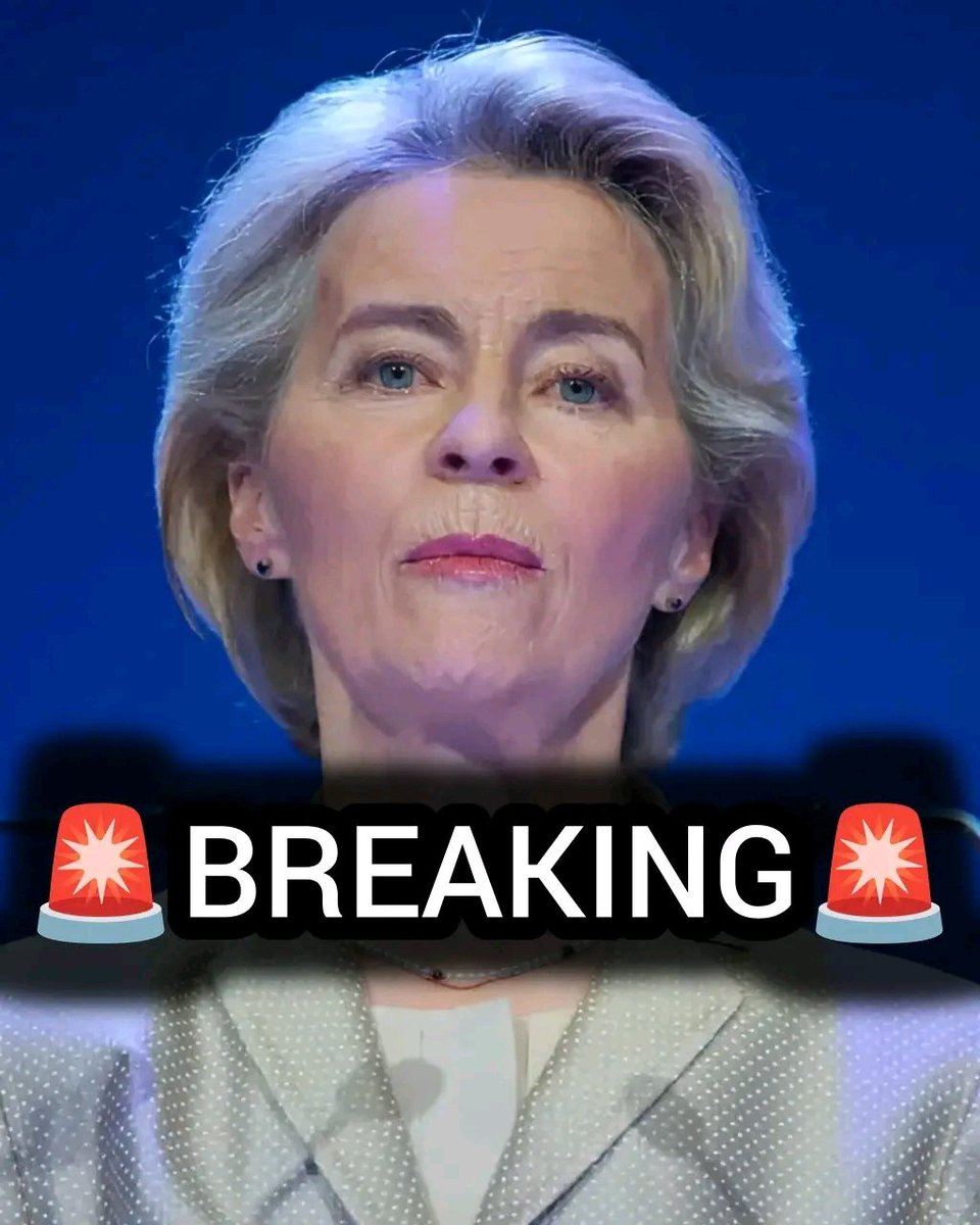 SEzra31589's tweet photo. 🚨BREAKING: Over the past 24 hours, tens of thousands of European patriots on social media have shared posts claiming that Ursula von der Leyen has destroyed Europe! https://t.co/Xq2TTvhyiv