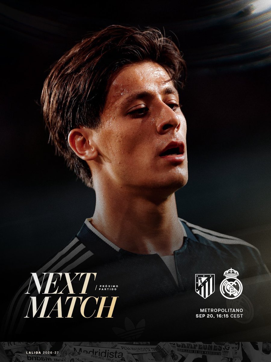 RMA_1902_'s tweet photo. ⚽️ مباراة اليوم

ريال مدريد 🆚 أتلتيكو مدريد
🏆 الدوري الاسباني
⚽️ الجولة 7
🏟 ملعب ميتروبوليتانو
🕔 17:15 عصرًا بتوقيت مكة المكرمة
🖥 beIN Sports HD1
🎙علي سعيد الكعبي https://t.co/V8GmRKTqpH