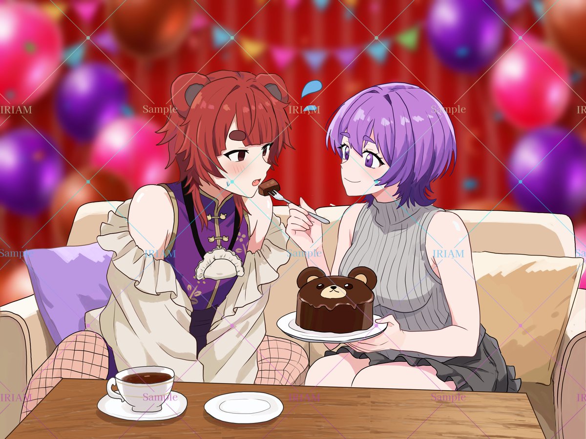 chisei_yuuki's tweet photo. 🎉🎂❤︎ 𝐇𝐀𝐏𝐏𝐘 𝐁𝐈𝐑𝐓𝐇𝐃𝐀𝐘 ❤︎🎂🎉
熊ノ緋色誕生日おめでとう
🎉🎂❤︎ 𝐇𝐀𝐏𝐏𝐘𝐁𝐈𝐑𝐓𝐇𝐃𝐀𝐘 ❤︎🎂🎉

ゆ「ひーろ！！熊ちゃんケーキ焼いたの！！はい、あーん！！」
エ「あ、え、あ……あ……(呆然)」 https://t.co/KQTFSJAMRU