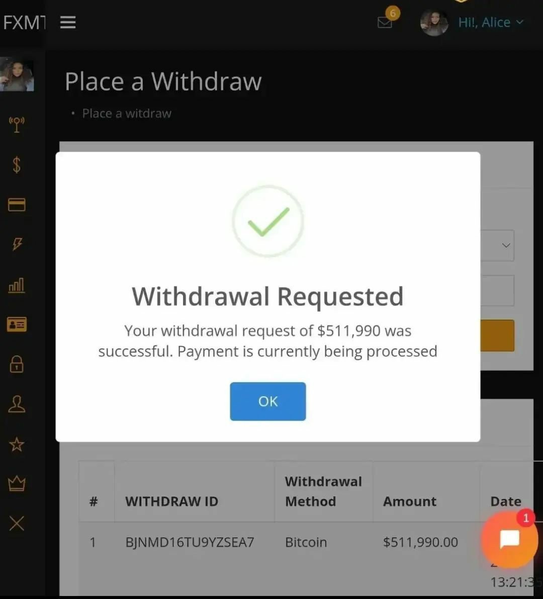 Ashley_mfox_'s tweet photo. Omg Another Successful Trade Completed 100% And Withdrawal Profit Approved Already...!!! A Big Congratulations To Mrs Alice Nicholas On His 2nd Profits Withdrawal Worth $511,990.00 From Forex Trading Investments Under My Trading Management. We Provide Various Withdrawal Method. https://t.co/3G6wTnn3oa