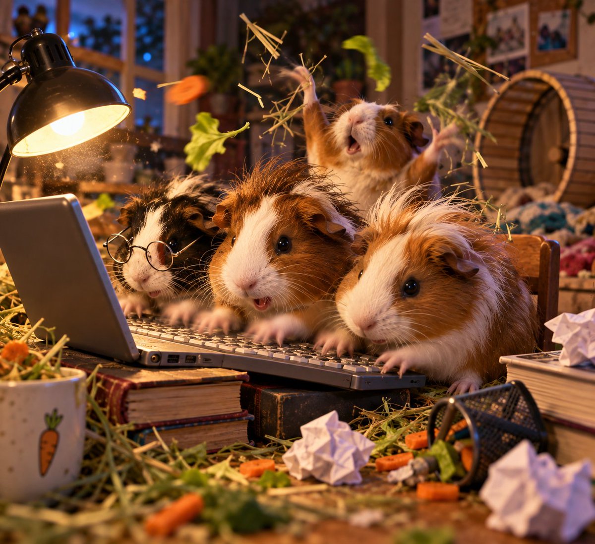 mattshu1987's tweet photo. @Polymarket I like to run AI locally using guinea pigs to answer questions https://t.co/lVGcfqyx5Y