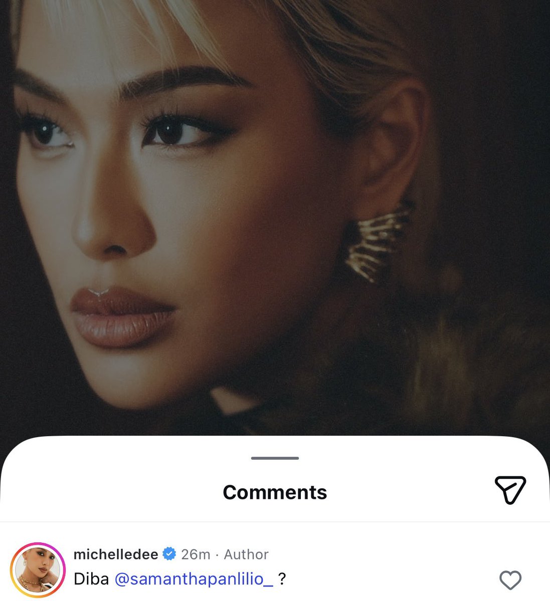 eyezofden's tweet photo. babaero ka daw? @michellemdee https://t.co/wbWdW8IppB