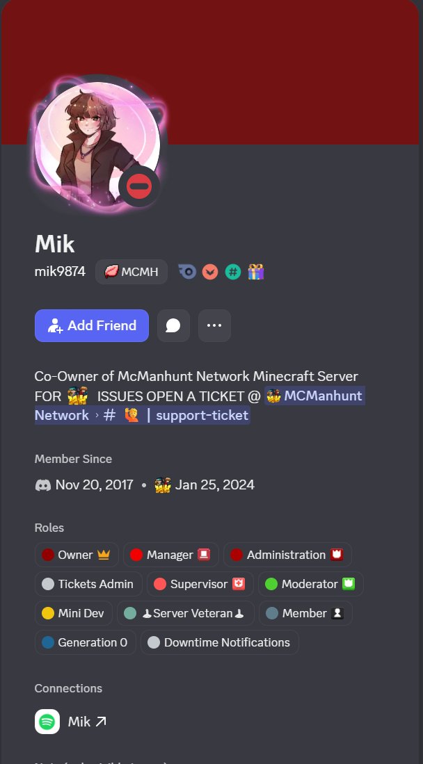 SimplyBurning's tweet photo. TRANS LIVES MATTER🏳️‍⚧️

People need to be aware what kind of person "Mik" from MCManhunt Network truly is.

The duality of Minecraft Manhunt Network is DISGUSTING.

#mcmh #mcmanhunt #mcmanhunt_exposed #trans #daquavis #minecraftmanhunt https://t.co/0N8HUfcJo1
