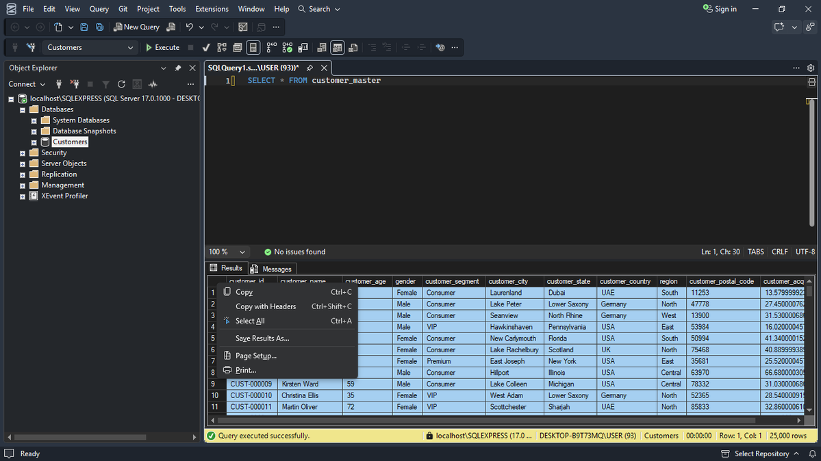 classicman70483's tweet photo. Happy Sunday!! 😇
Fully rested after church service, time to rewatch videos and practice more SQL.
What about you?
How are you spending the weekend?
#DataAnalytics #SQL #Datafam https://t.co/j1sXrqf8fl