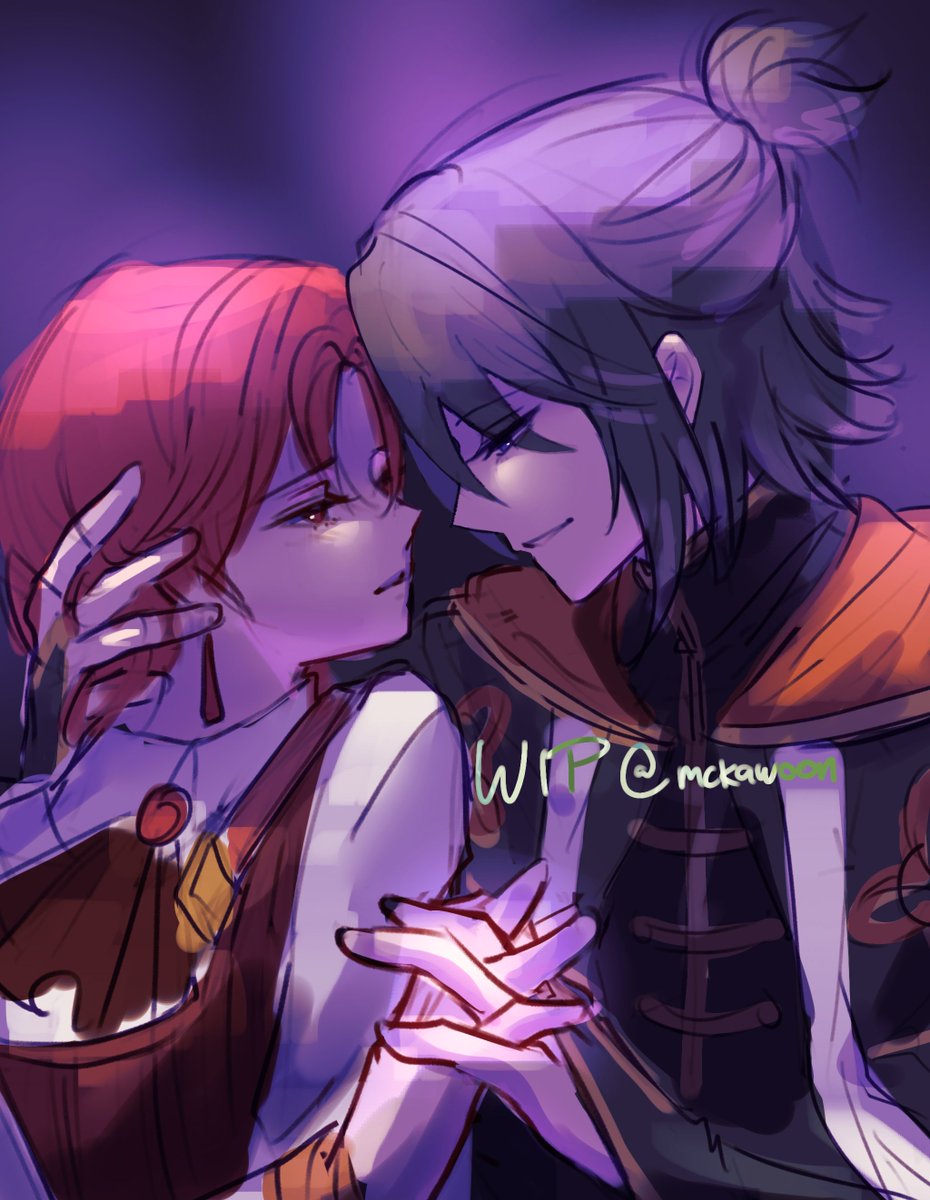 mckawoon's tweet photo. wip wow im obsessed i finished his happy end last night 😩+

#evenifTEMPEST #テンペスト魔女 https://t.co/dW6vfB1hwj