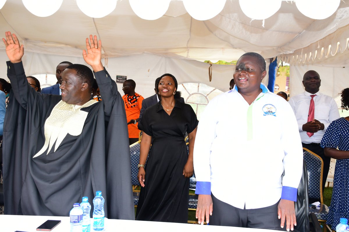 TharakaUni's tweet photo. Faith, worship and fellowship took centre stage at Tharaka University today!

The University community came together for a vibrant interdenominational service led by Vice Chancellor/CEO Prof. Peter K. Muriungi, PhD., bringing together staff, students and members of different denominations for a day of praise, prayer and thanksgiving.

The service featured uplifting performances by University choirs and student groups, a powerful sermon by Bishop Fred Akama of Tent of Testimonies International Nairobi, and a special ministration by celebrated gospel artiste Moji Shortbabaa.

The gathering was a beautiful celebration of faith, unity and fellowship within the Tharaka University family.

Read the full story on our website: https://t.co/xI2KudMFOU

#TharakaUni #InterdenominationalService2026 #DivineUniversity #EducationForFreedom #FaithAndFellowship