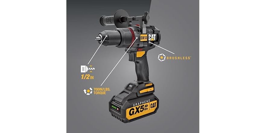 platformdeals's tweet photo. 54% OFF CAT DX13 18V Brushless 1/2in Hammer Drill Kit - $144.99 - Free shipping for Prime members $144.99 (was $315.00)
https://t.co/shiErOGMz5
#Woot #Deals https://t.co/W1EYTHwGJs