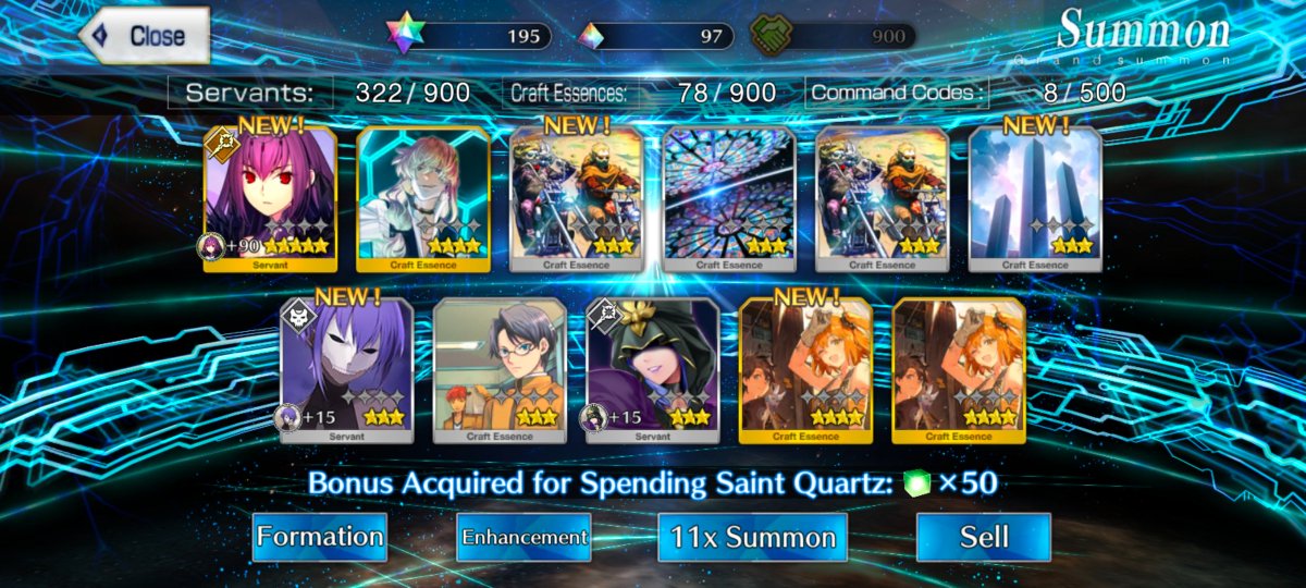 Mesagi216's tweet photo. Decided to start replaying FGO after a while. Couldn't get Oberon. But first 10 roll on Skadi and I got this. https://t.co/R6ODNSrxVZ