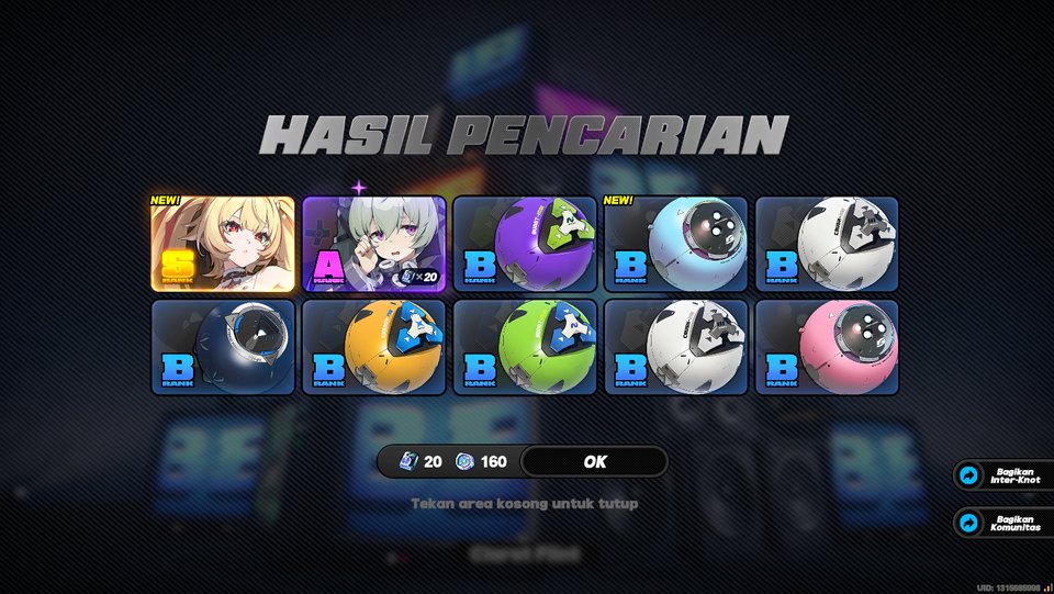 cyzxalla's tweet photo. @zzzfess_ Iseng gacha first 10 lah kok dapat?? https://t.co/cYo3uk0SB6