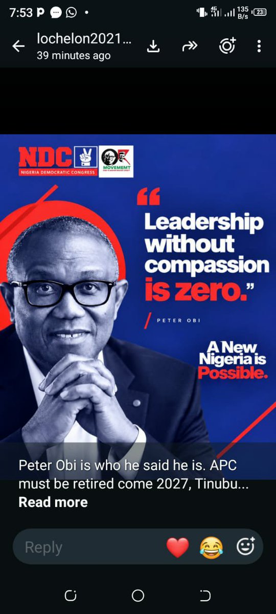 skybiTech's tweet photo. Show me your presidential candidate and I will tell you who you are 
By is H.E Mr @PeterObi GCFR https://t.co/owsuiyhTFc