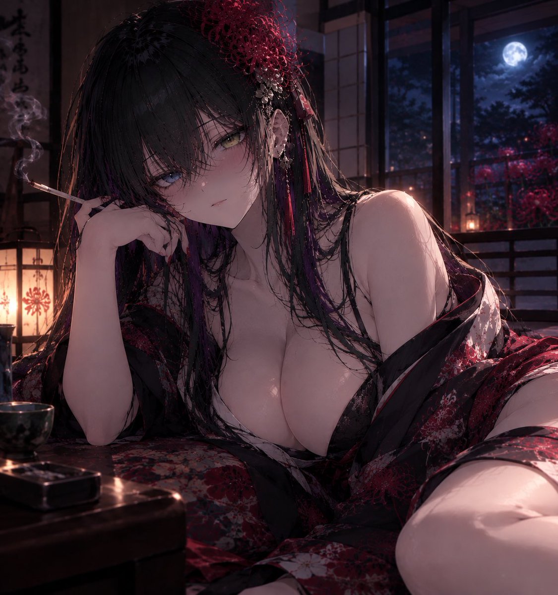 Lycoris_smoke's tweet photo. もう夜も遅いし寝ようかな…おやすみ https://t.co/4x0t7keIUq