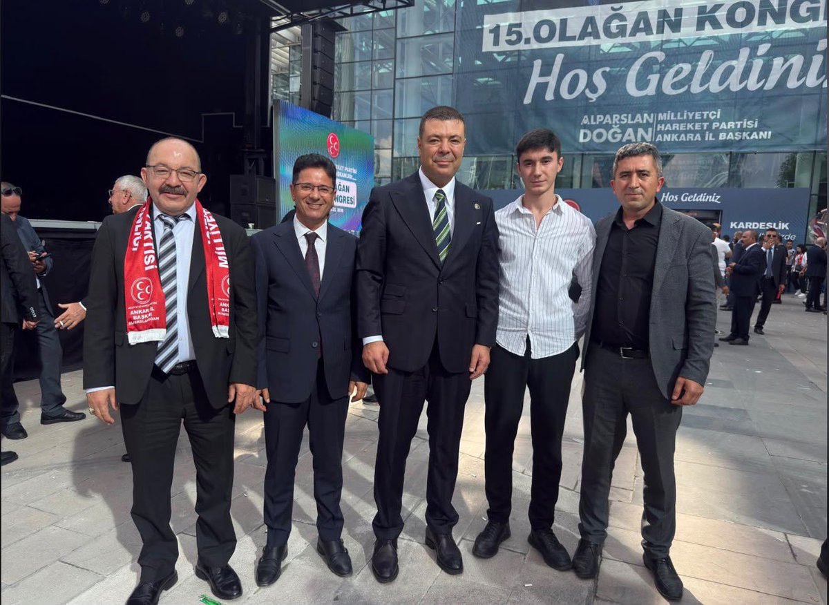 EMSAVGM's tweet photo. EMŞAV Genel Sekreterimiz Sayın Yavuz Arslanca ve EMŞAV Teşkilatlanma Başkanımız Sayın Ahmet Kavlak, Milliyetçi Hareket Partisi (MHP) 15.Olağan Kongresi’ne katılım sağladı. 

@YArslanci @TCAhmetKAVLAK @MHP_Bilgi https://t.co/RpOWFKgno9