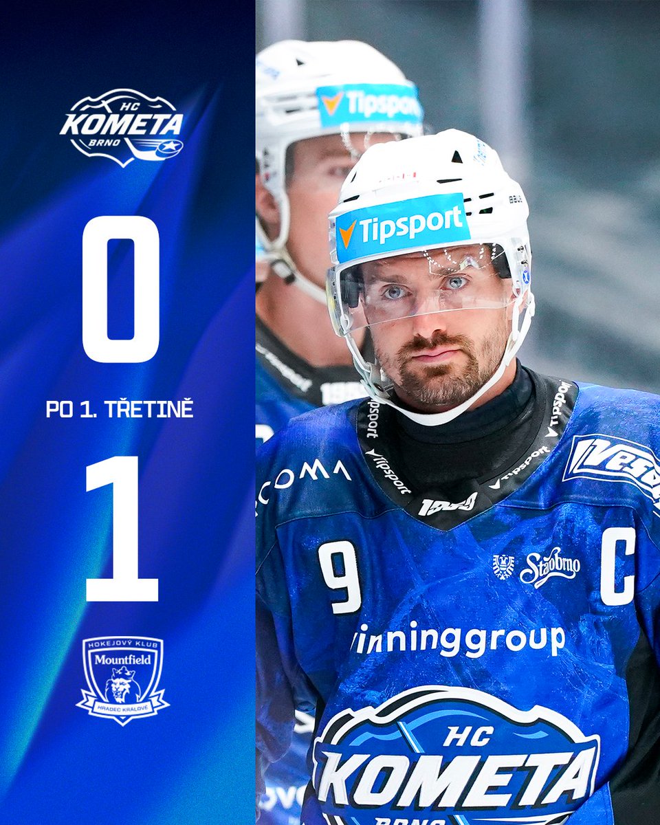 HCKometa's tweet photo. ⏰ 20:00 | V prvním domácím zápase sezony ztrácíme po úvodní třetině jednu branku.

#KOMMHK 0:1 #TELH https://t.co/peZAaO13M4