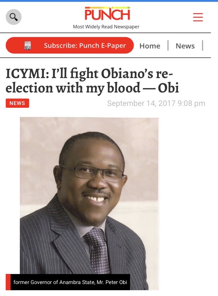 DeeOneAyekooto's tweet photo. Politics shouldn’t be a Do or Die Affair…..

Picture📷: Punch Newspapers, September 14, 2017 https://t.co/7wY03LXm42