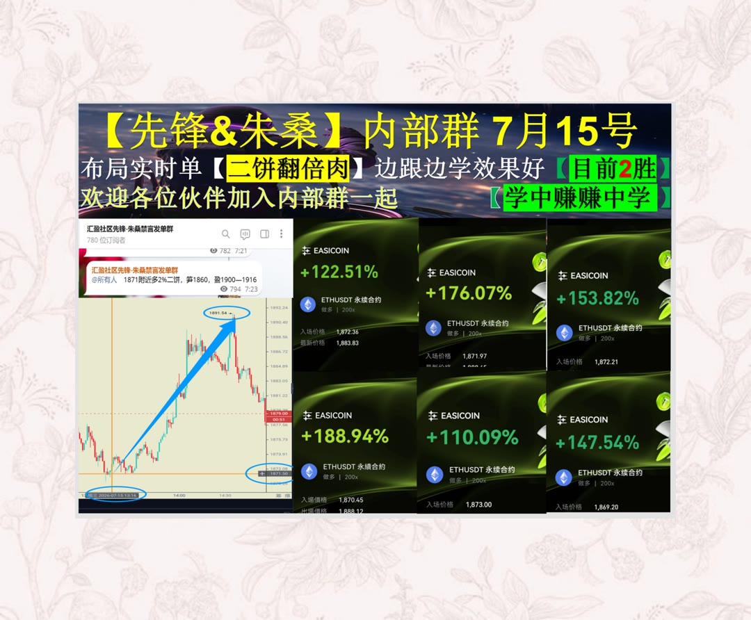 RosalindGuidera's tweet photo. Believe in the magic of new beginnings.
BTC关键支撑在哪？每天分享点位思路。巴比特🐉[quote]三哥付费🧮智能合约语言⭐在涨
姨太🔱霍尼韦尔🛫慧甚🍚财捷
ETH 加密货币 OKX  免费合约跟单社区👉 @fzy988 👈 https://t.co/fuTnB0dJTT