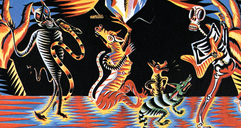 minisculemars's tweet photo. this is getting way more attention than I thought it would. how many of you are actually oingo boingo fans and how many of you liked it because of the so-lo alebrije dog's voluptuous ass? https://t.co/39rWDseuU2