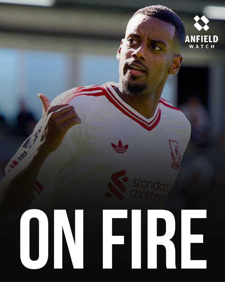 AnfieldWatch's tweet photo. Alexander Isak is simply on fire at the moment 😍 https://t.co/1lypuLBzEp