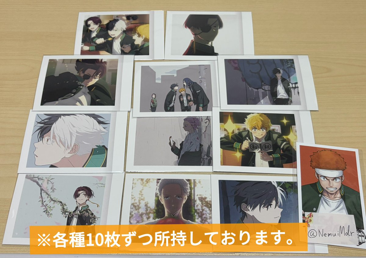 NemuiMdr's tweet photo. 【交換 買取 (譲渡)】WIND BREAKER ウィンドブレイカー ウィンブレ ぱしゃこれ パシャこれ OP ED Ver. Season1

譲:画像1〜3枚目or （定価+送料）

求:画像4枚目【柘浦単体・柘浦が写っているもの最優先>柊単体・柊が写っているもの】or 90円/枚+送料or異種柘浦

郵送のみ https://t.co/TDfh9jj9ta