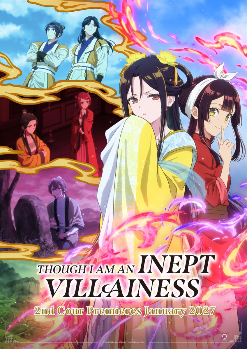 animecornernews's tweet photo. 🚨 Everything you need to know about Though I Am an Inept Villainess Cour 2, which arrives in January 2027! 
https://t.co/jTQLYiJOZJ https://t.co/I55DsjUXqB