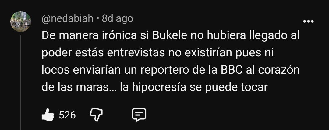 AndreaMarGon_'s tweet photo. Comentario a un vídeo de la BBC sobre el precio que pagó El Salvador por eliminar la violencia de las pandillas. https://t.co/RaxYG0S8Nw
