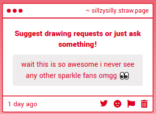 SillzySparkle's tweet photo. I JUST SAW THIS and yea!! i'm a big fan of her... https://t.co/imodNpEyDl